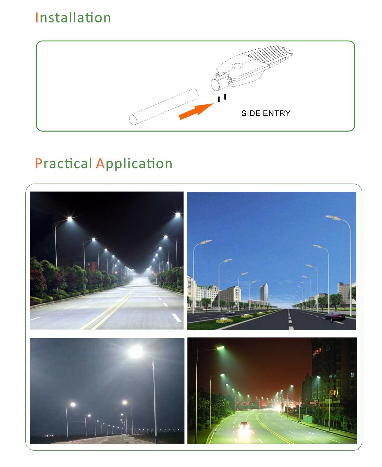 SH71LED Street Light