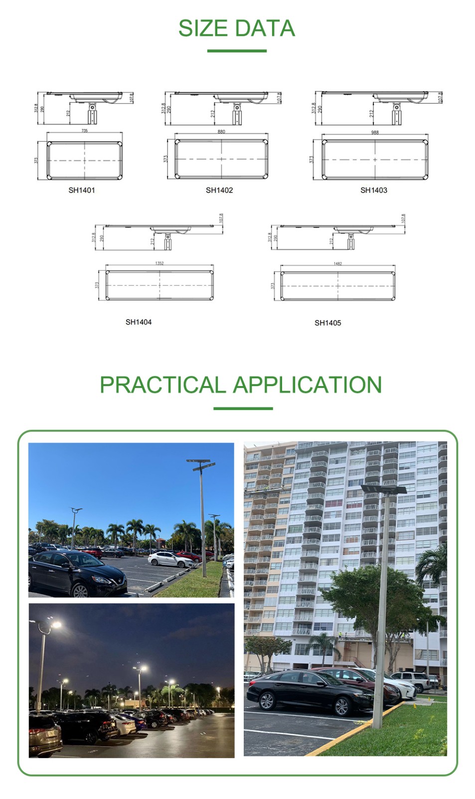 SH1405 Solar All In one LED Street Light