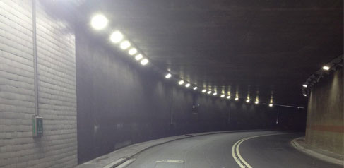 Salvador, Brazil, Railway Station LED Tunnel Light